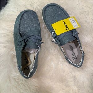 Zebulon Blue Sparkle Loafers